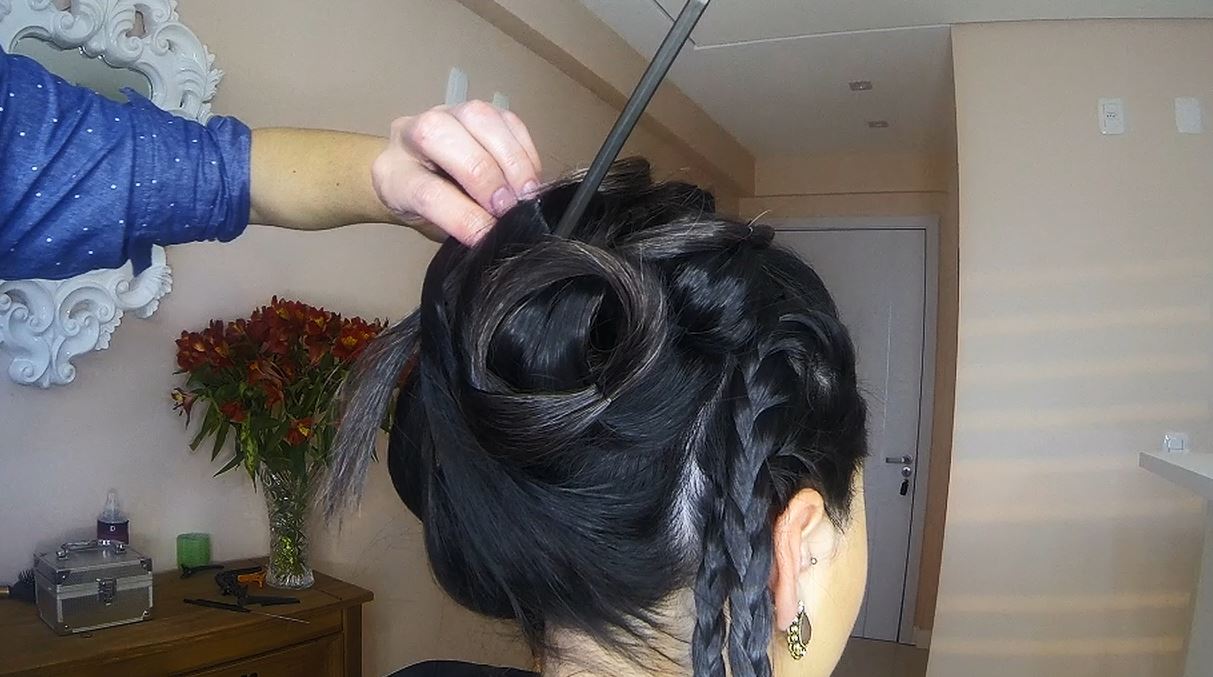 penteado de prenda